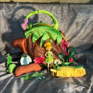Fairy Garden Purse Playset! With Tinkerbell Doll!